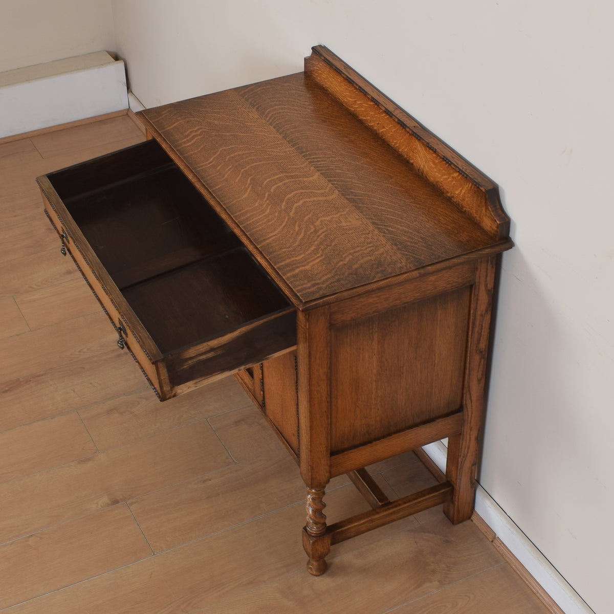 Vintage Oak Cupboard with Drawers