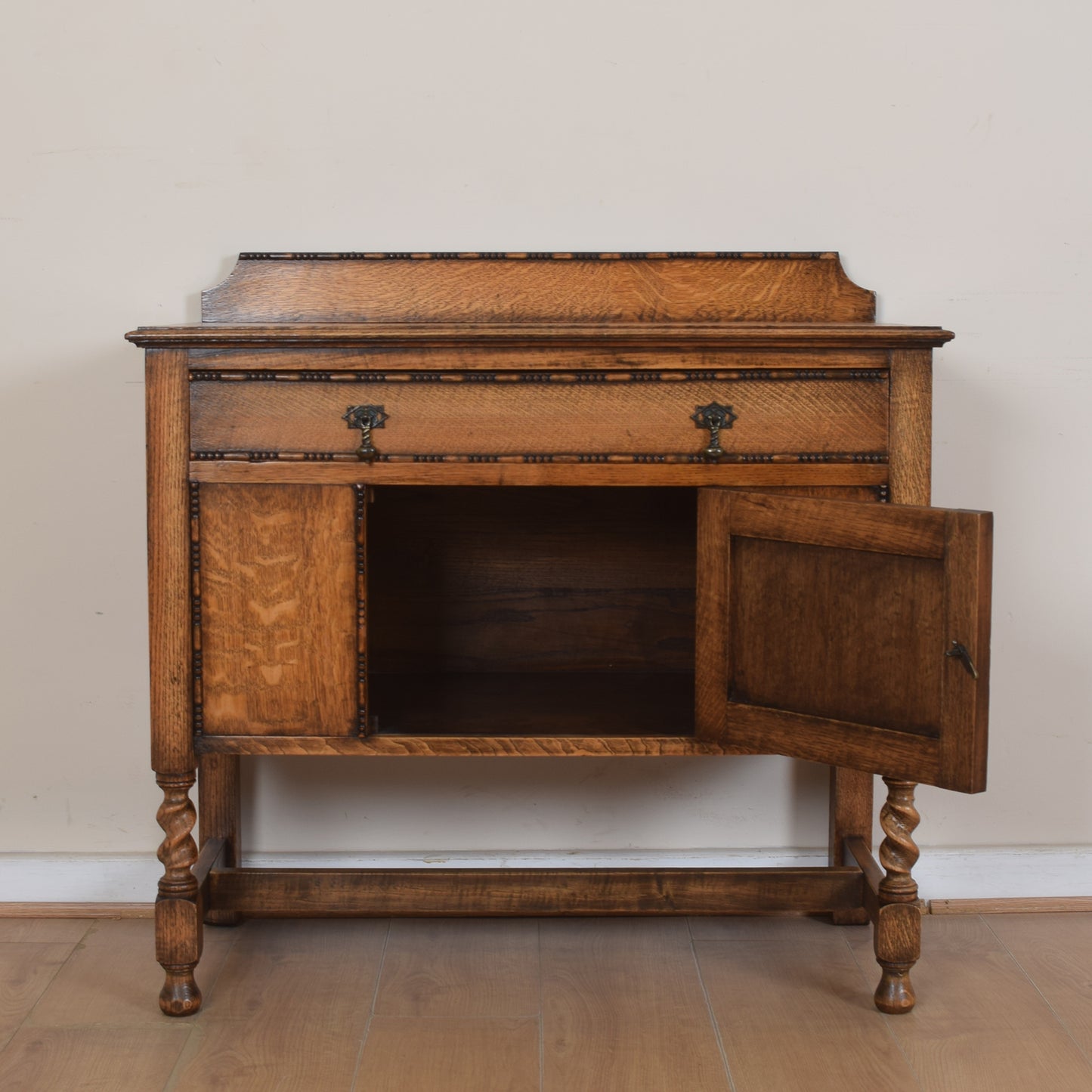 Vintage Oak Cupboard with Drawers