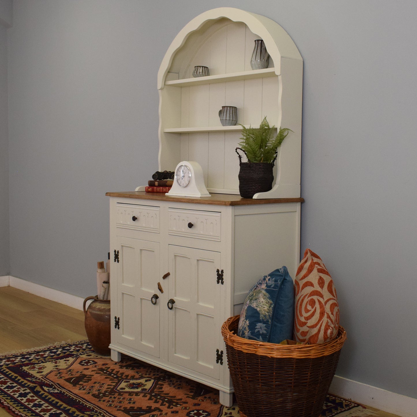 Painted Dome-Top Dresser