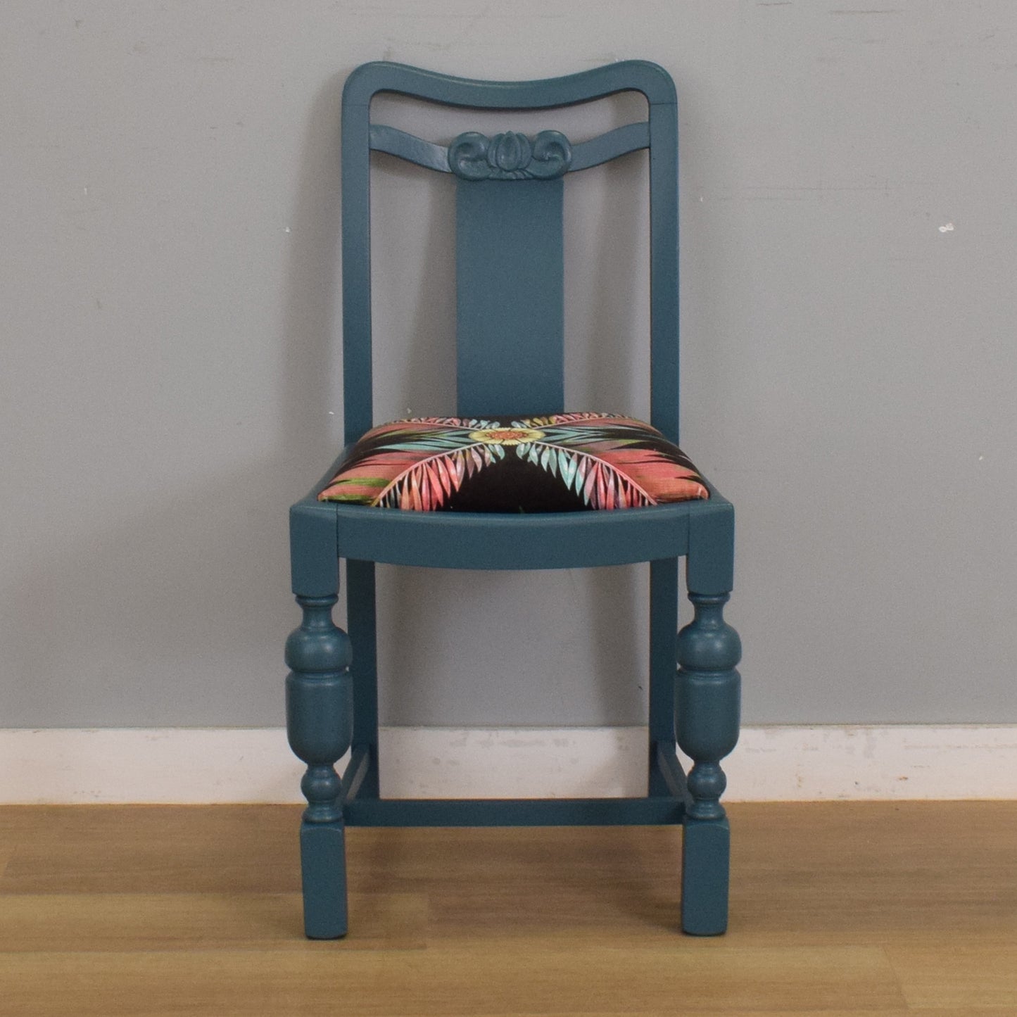 Painted Table and Four Chairs