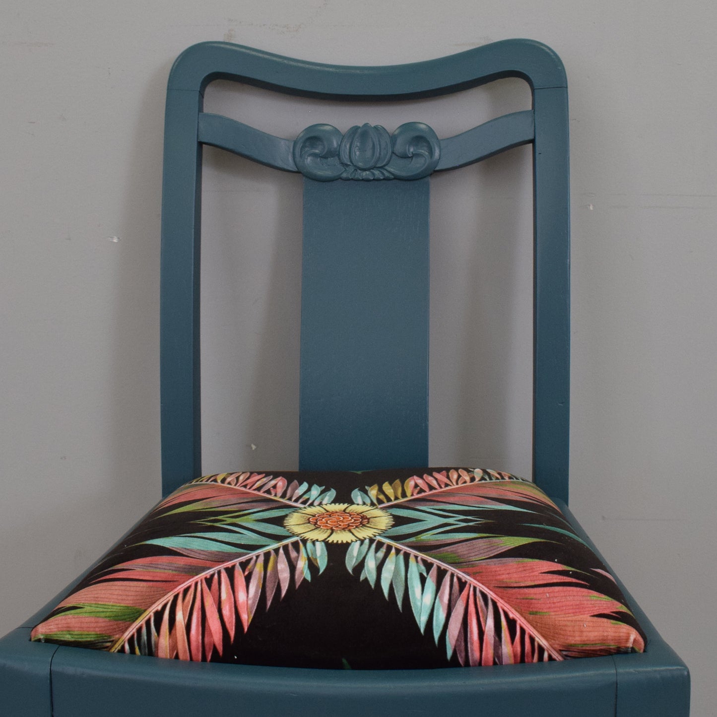 Painted Table and Four Chairs