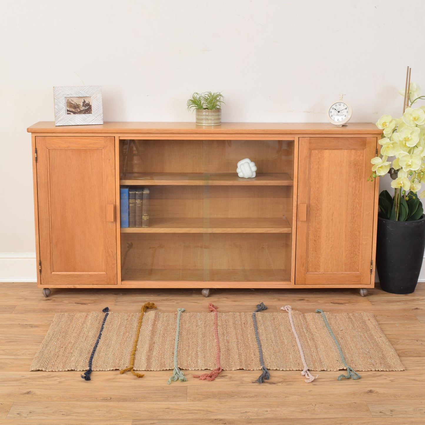 Glazed Oak Sideboard