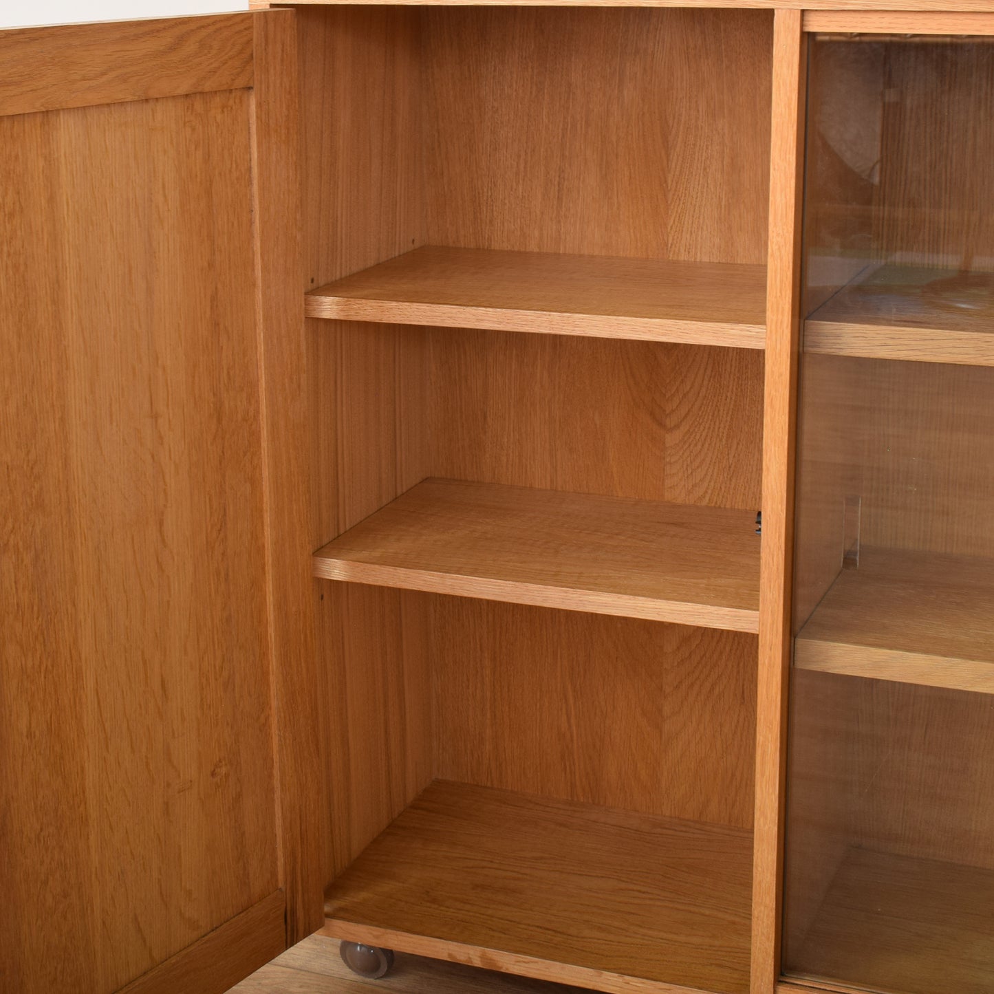 Glazed Oak Sideboard