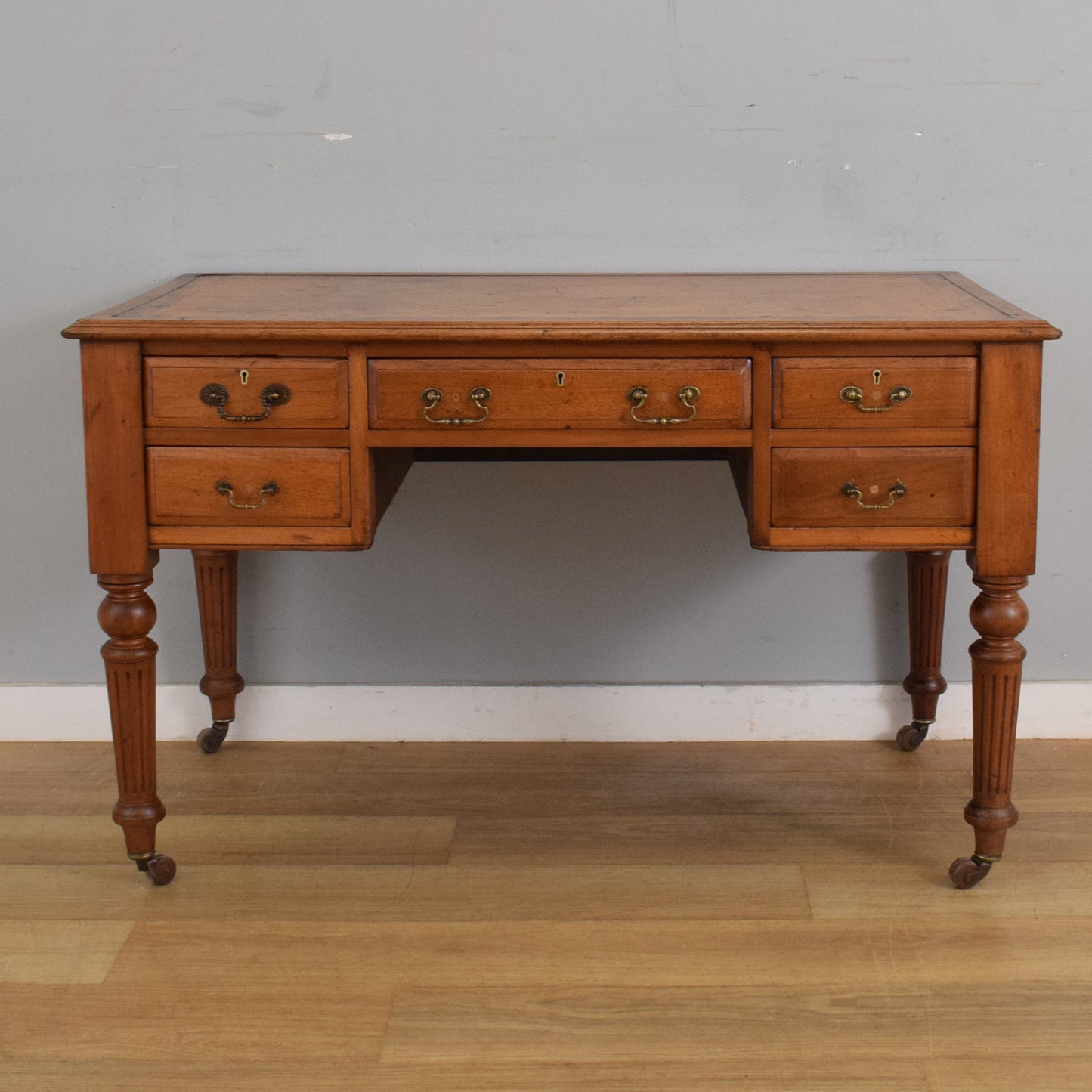 Rustic Oak Writing Desk