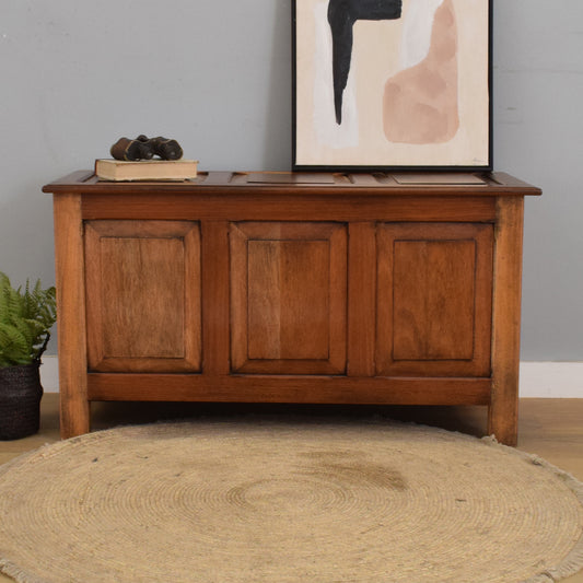 Restored Hardwood Blanket Box