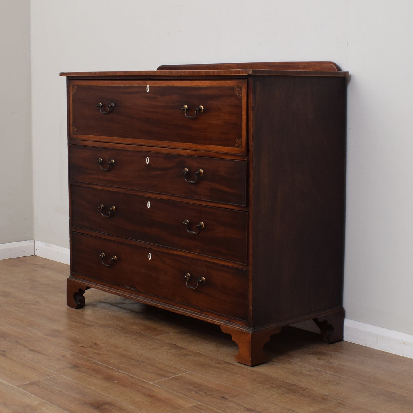 Antique Secretaire Chest Of Drawers