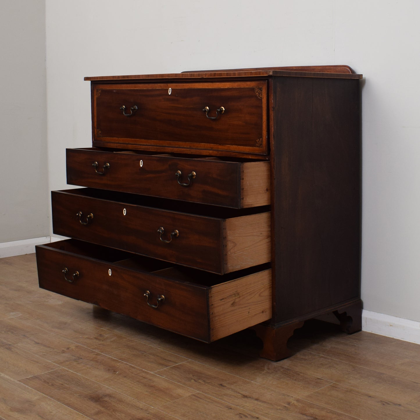 Antique Secretaire Chest Of Drawers