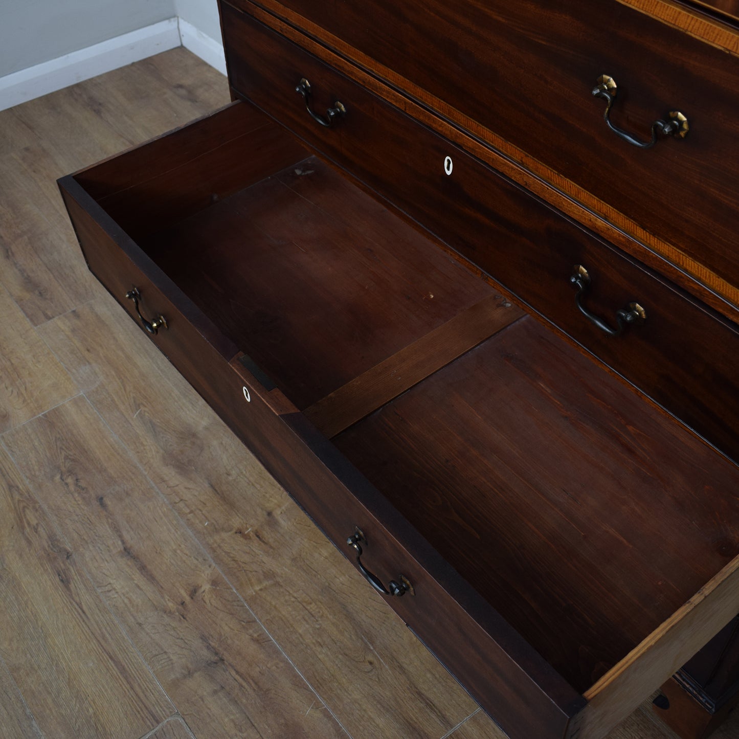 Antique Secretaire Chest Of Drawers