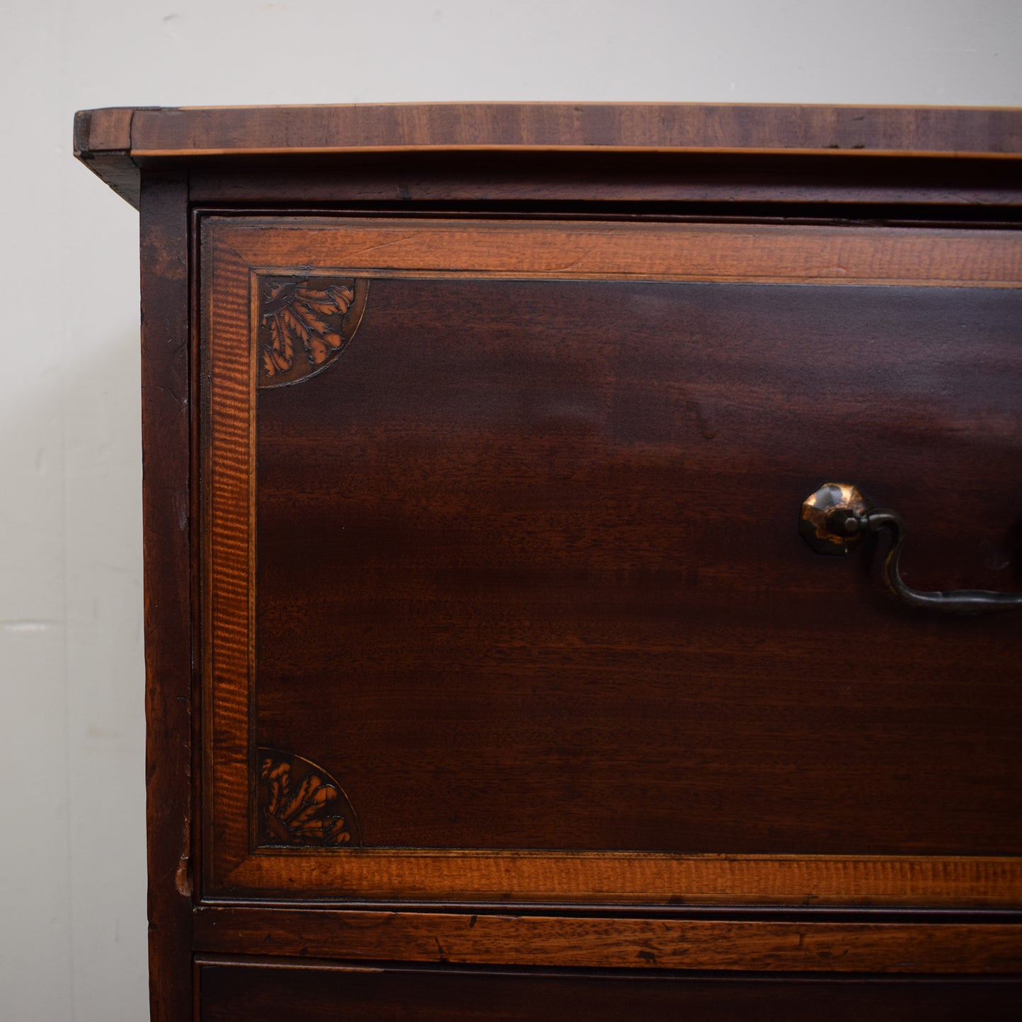 Antique Secretaire Chest Of Drawers