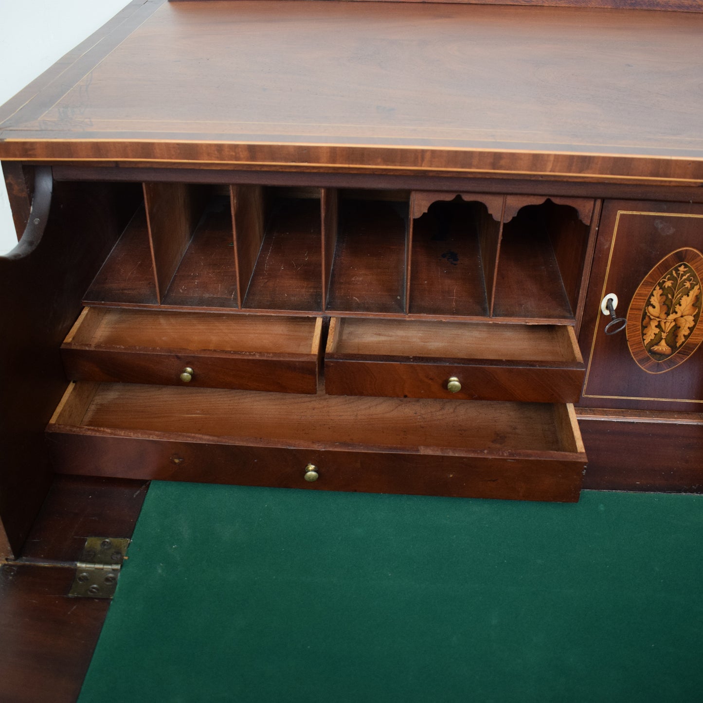 Antique Secretaire Chest Of Drawers