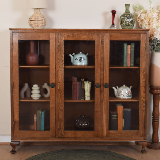 Glazed Bookcase Display Cabinet