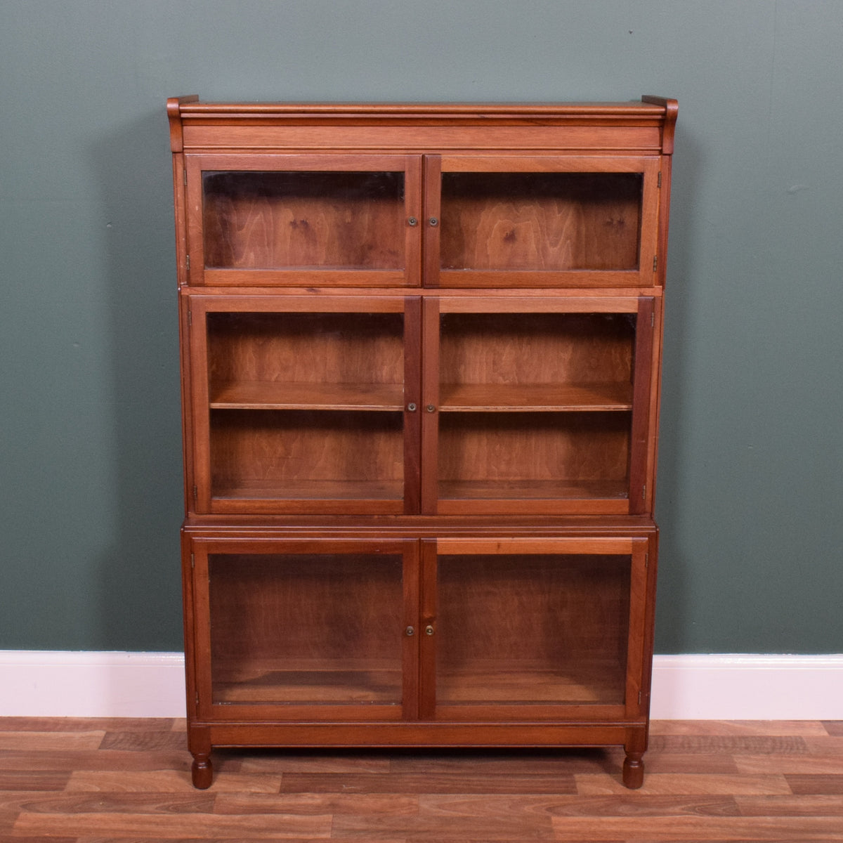 Mahogany Barristers bookcase