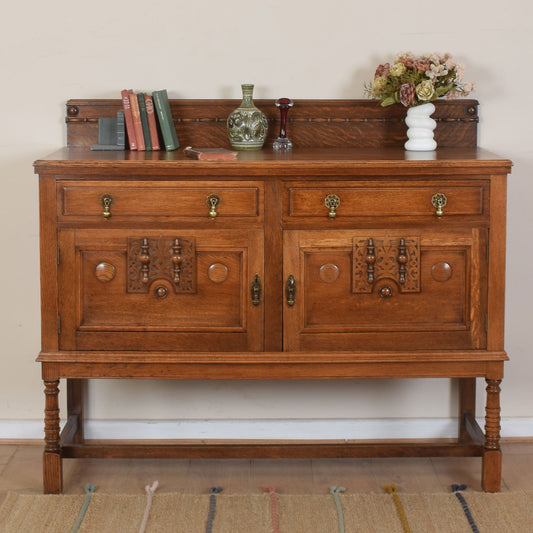 Vintage Oak Sideboard
