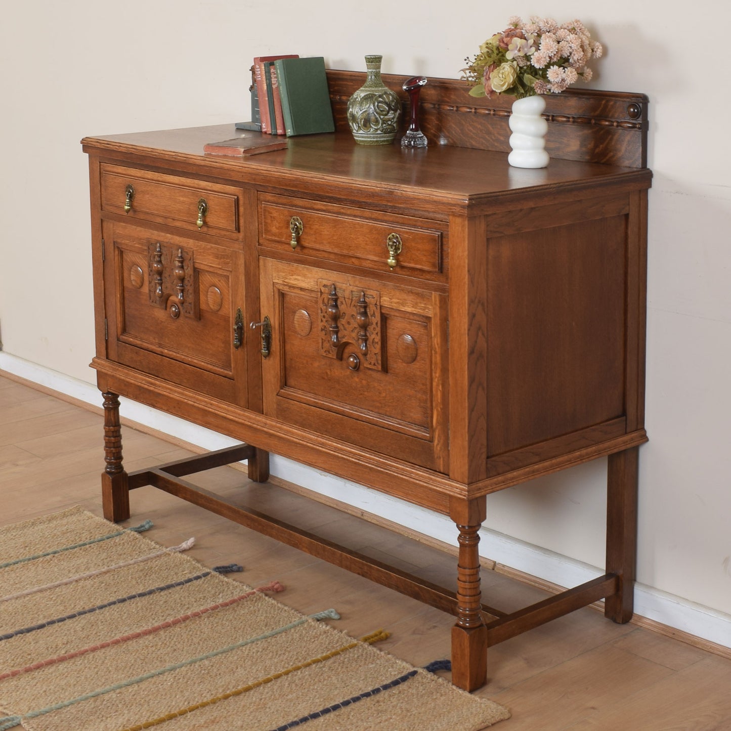 Vintage Oak Sideboard