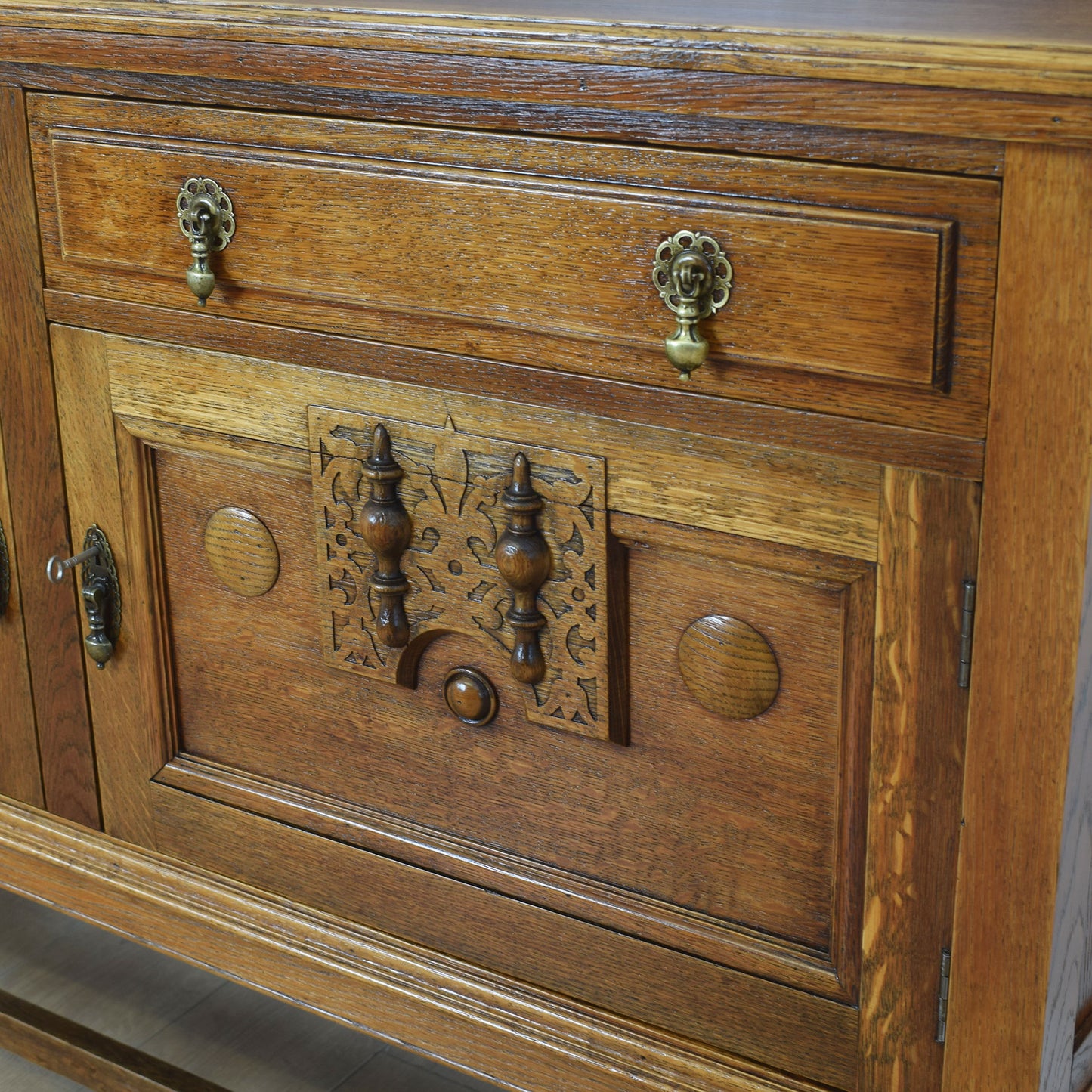 Vintage Oak Sideboard