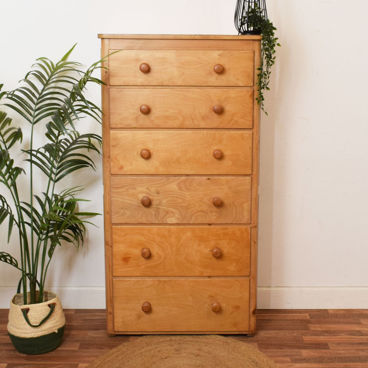 Tall Pine Chest of Drawers