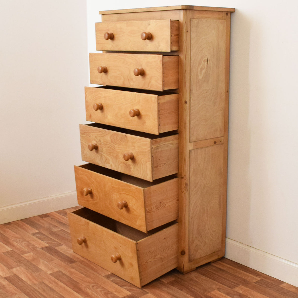 Tall Pine Chest of Drawers