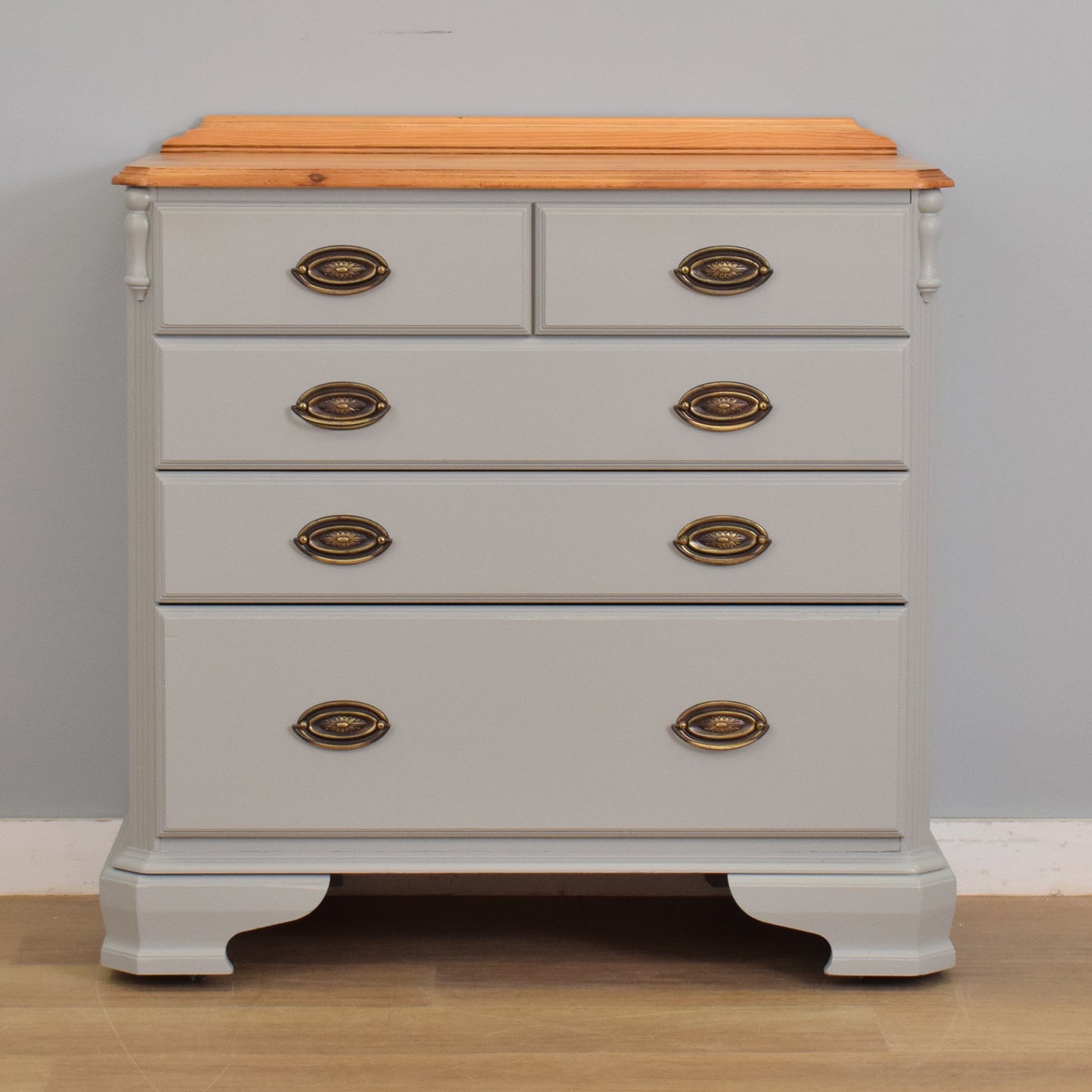 Painted Pine Chest of Drawers