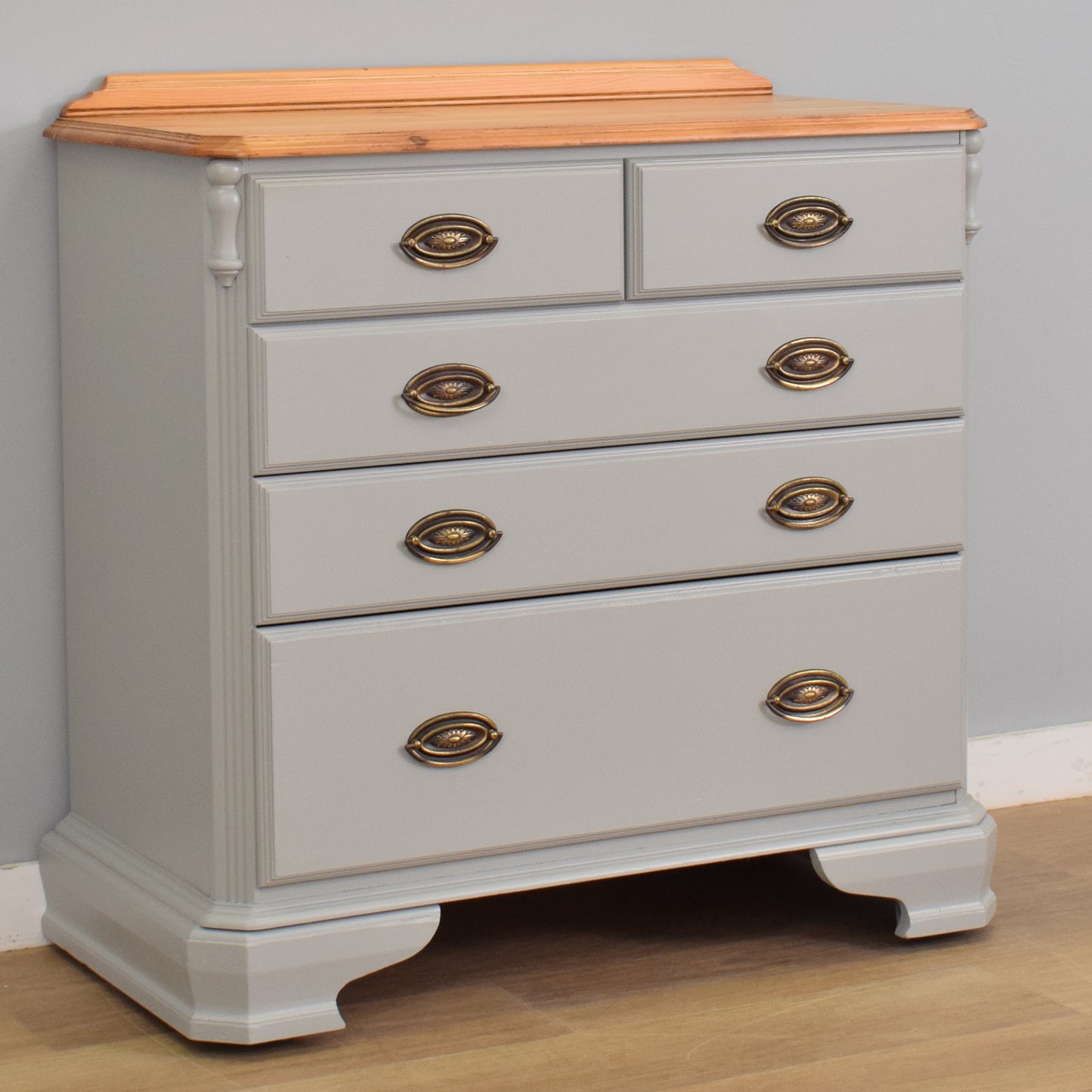 Painted Pine Chest of Drawers
