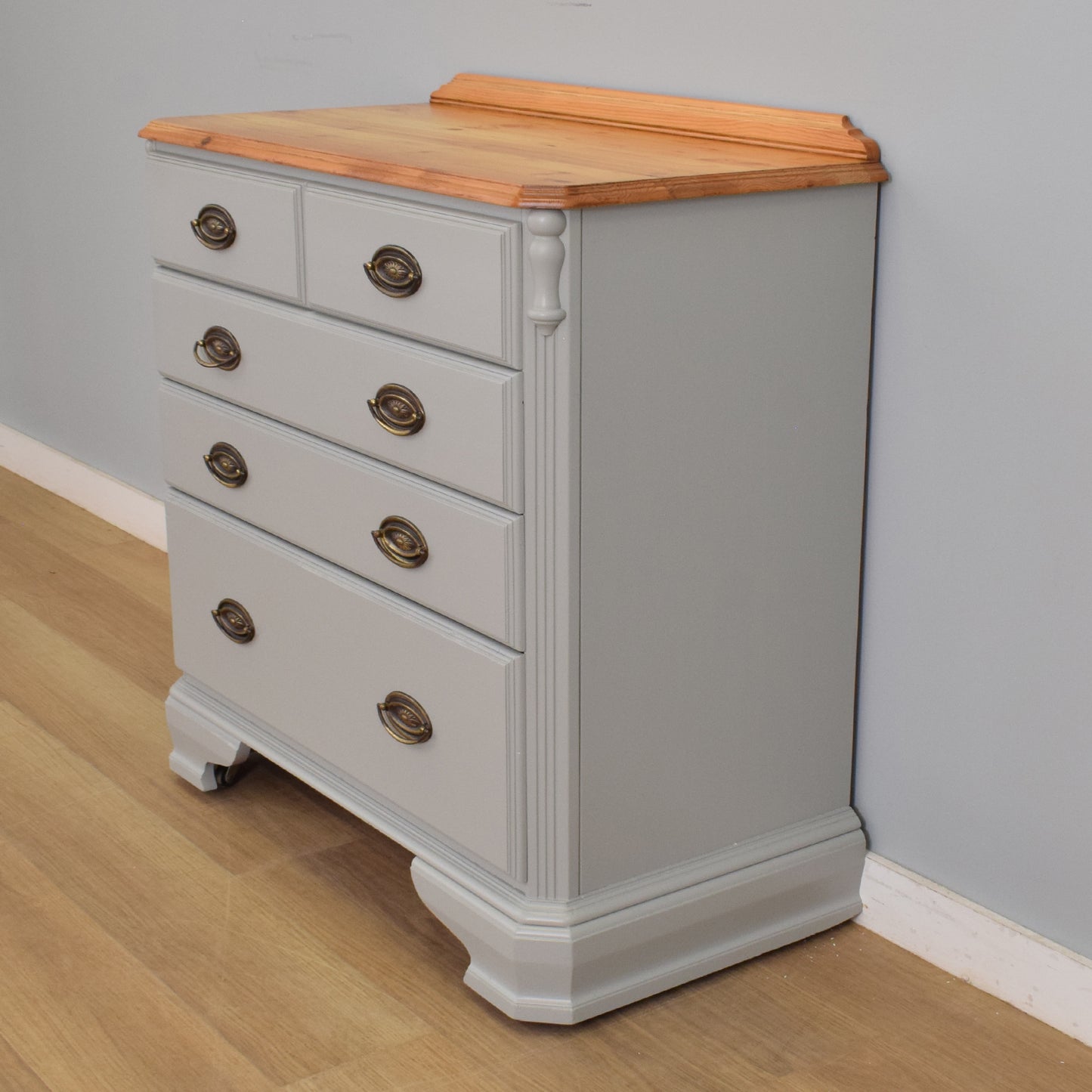 Painted Pine Chest of Drawers