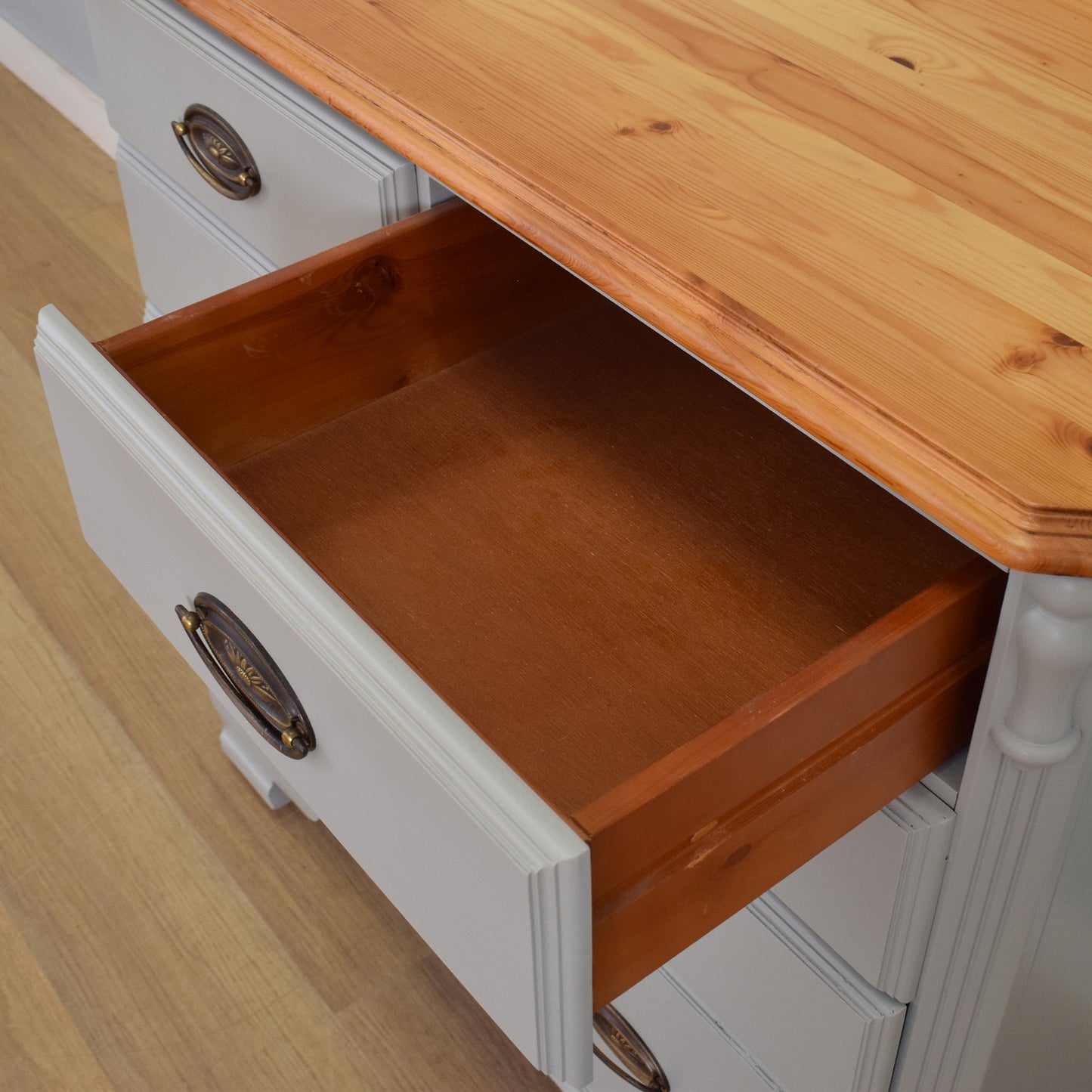 Painted Pine Chest of Drawers