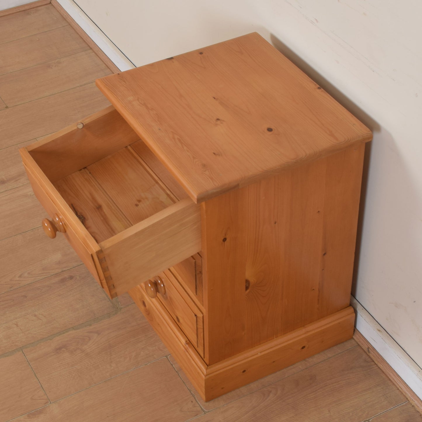 Pair of Solid Pine Bedsides