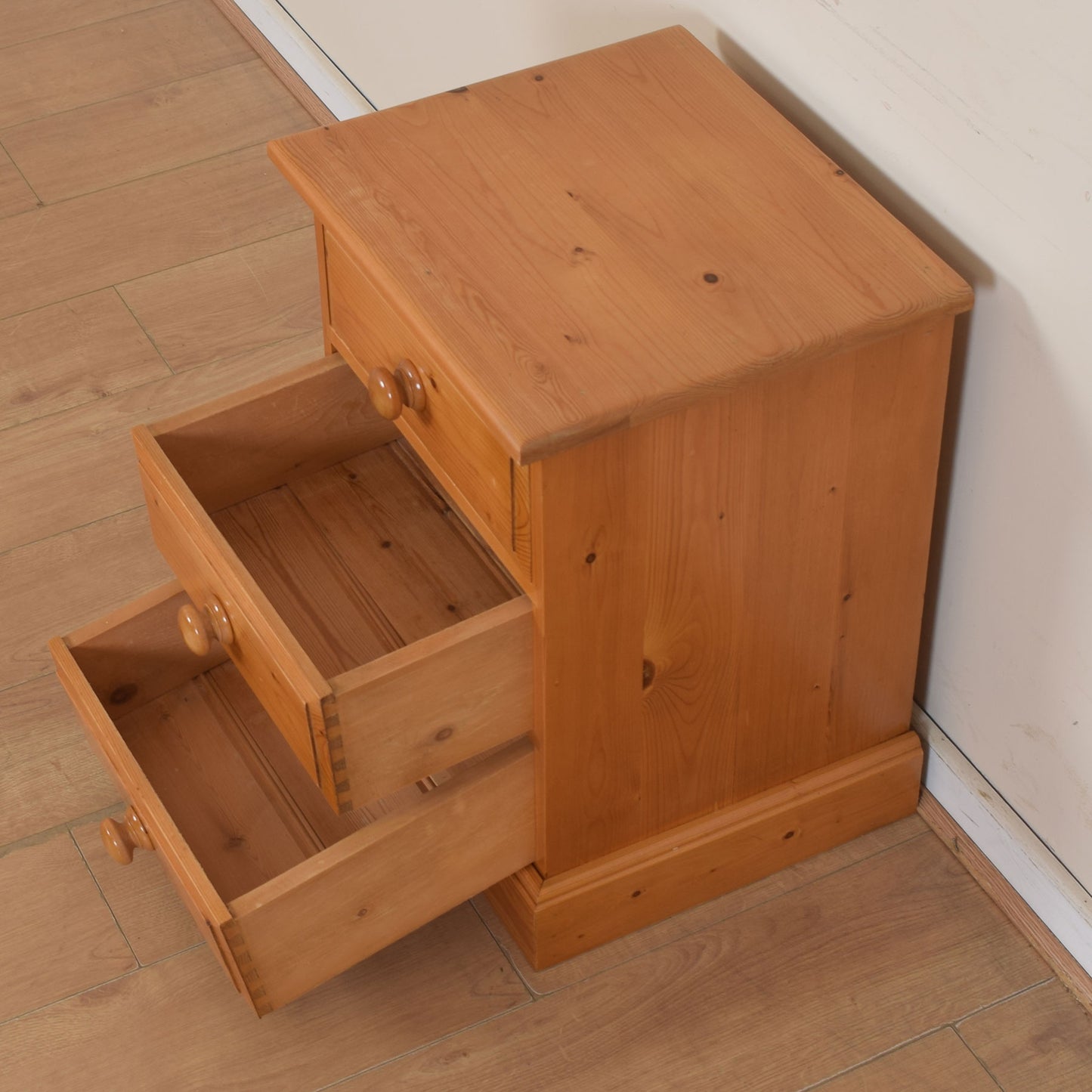 Pair of Solid Pine Bedsides