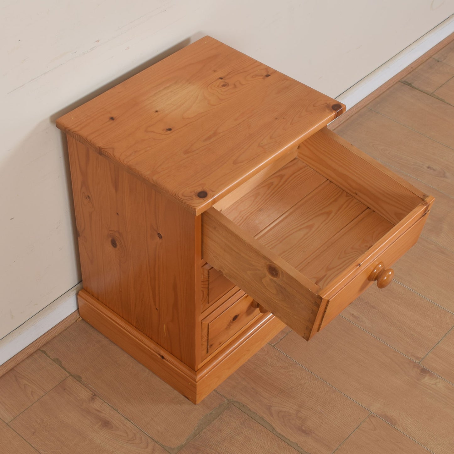 Pair of Solid Pine Bedsides