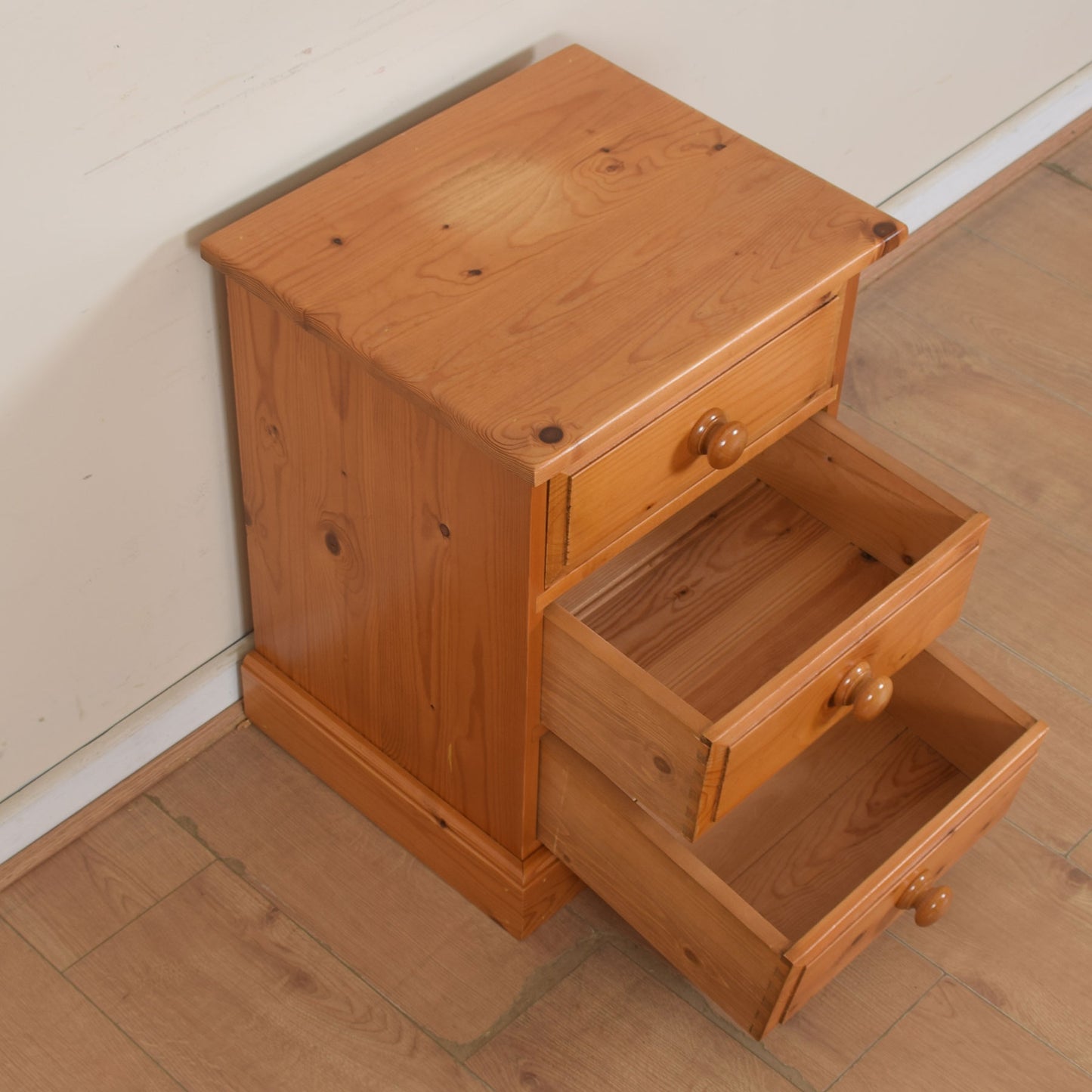 Pair of Solid Pine Bedsides