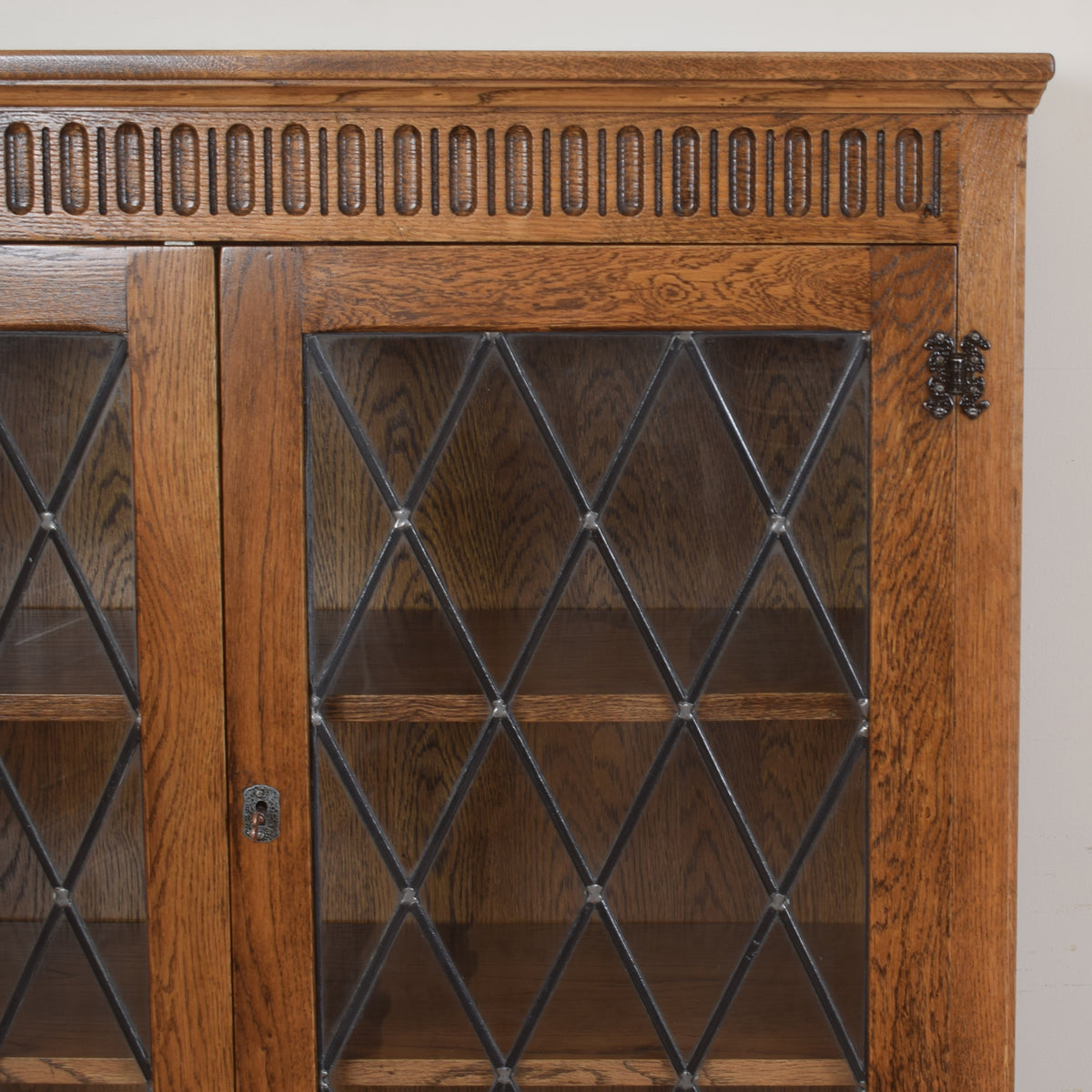 Linenfold Glazed Cabinet