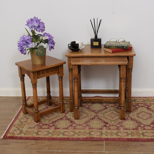 Oak Nest of Tables