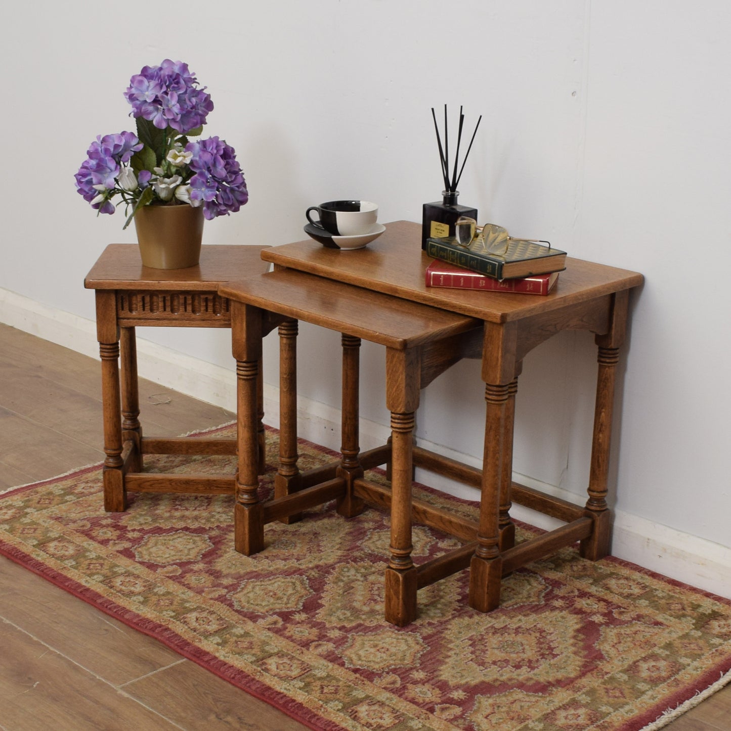 Oak Nest of Tables