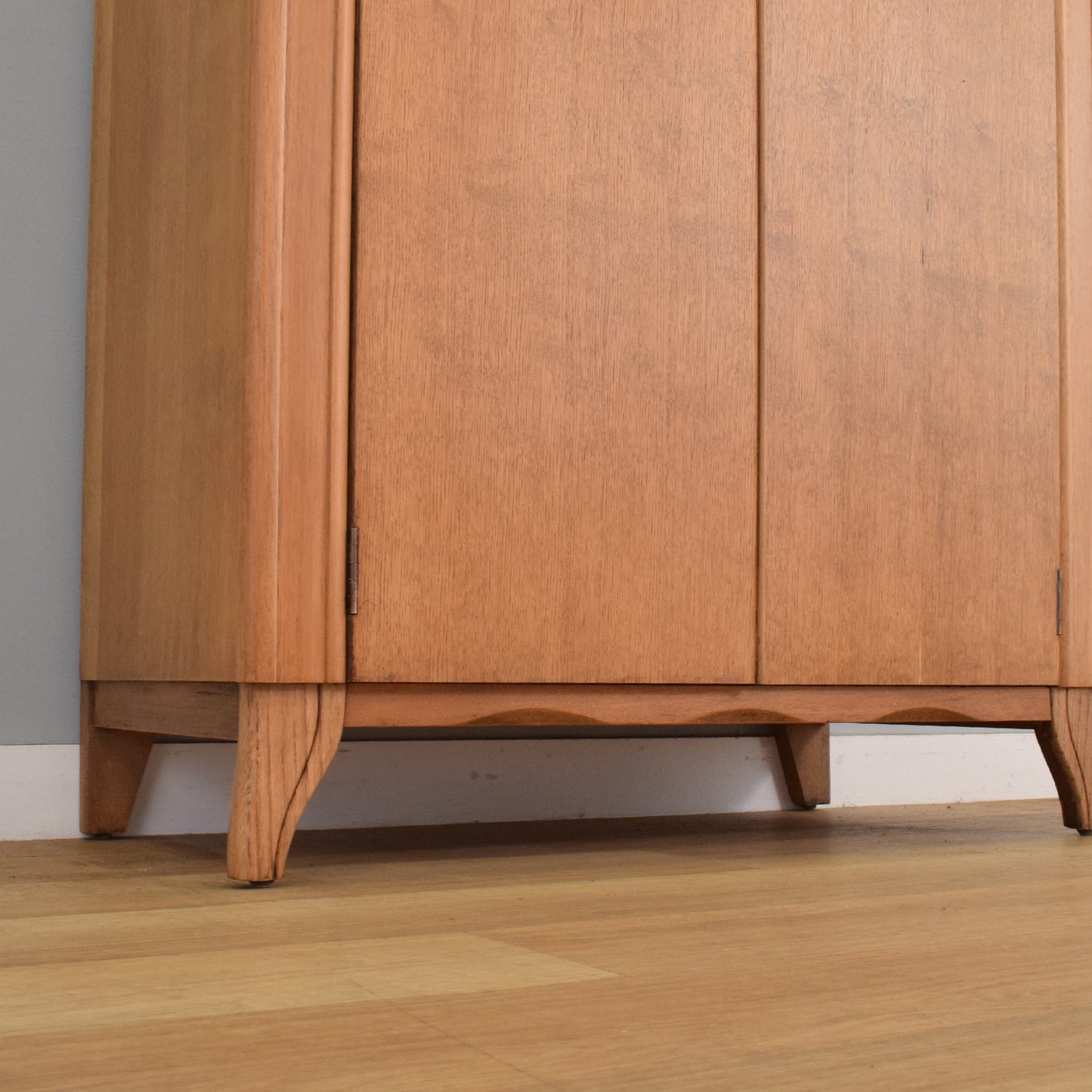 Restored Oak Veneer Wardrobe