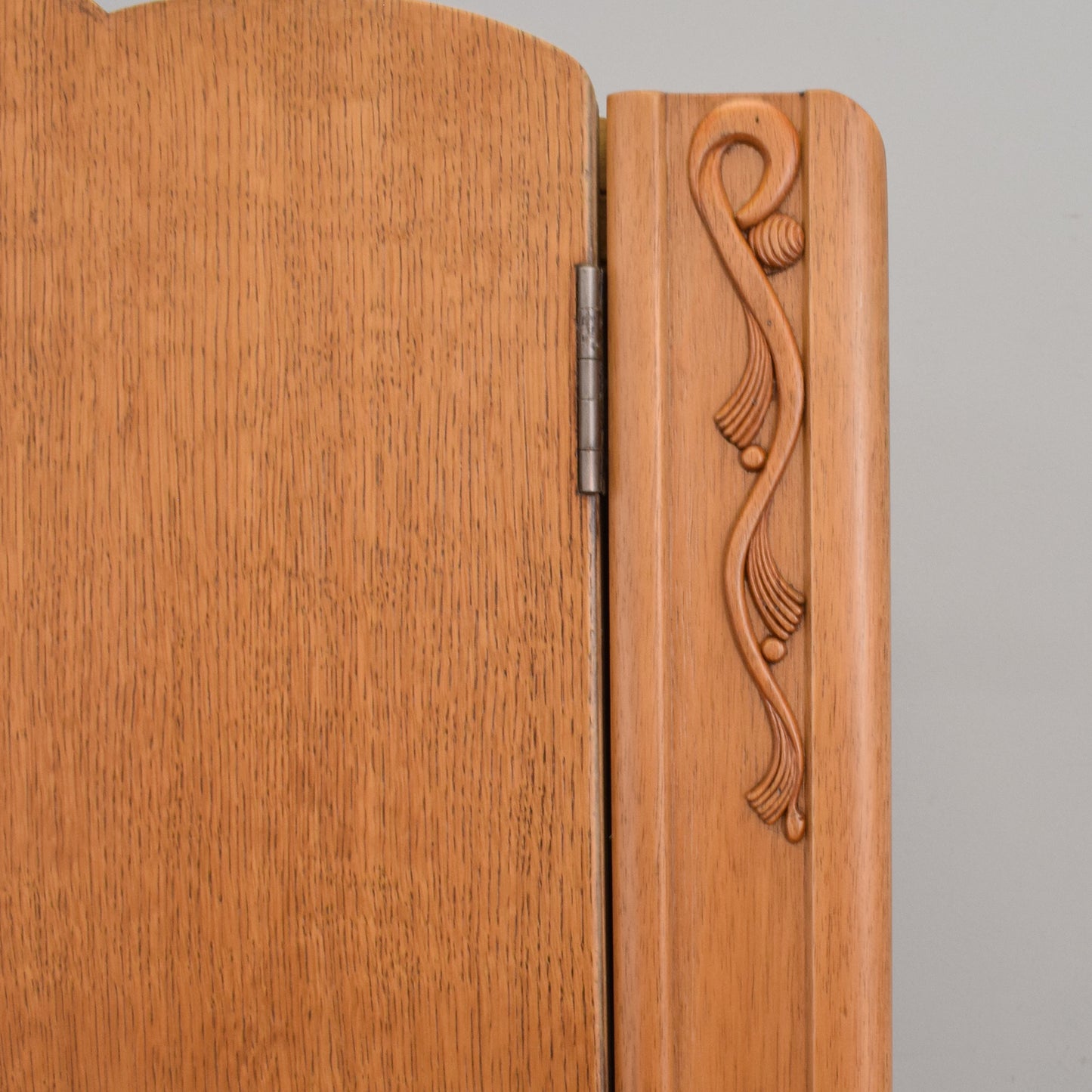 Restored Oak Veneer Wardrobe