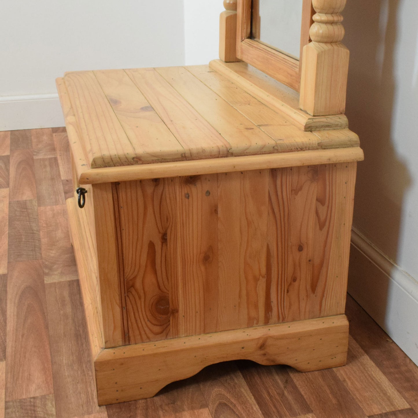 Cheval Dressing Mirror with Drawer Base
