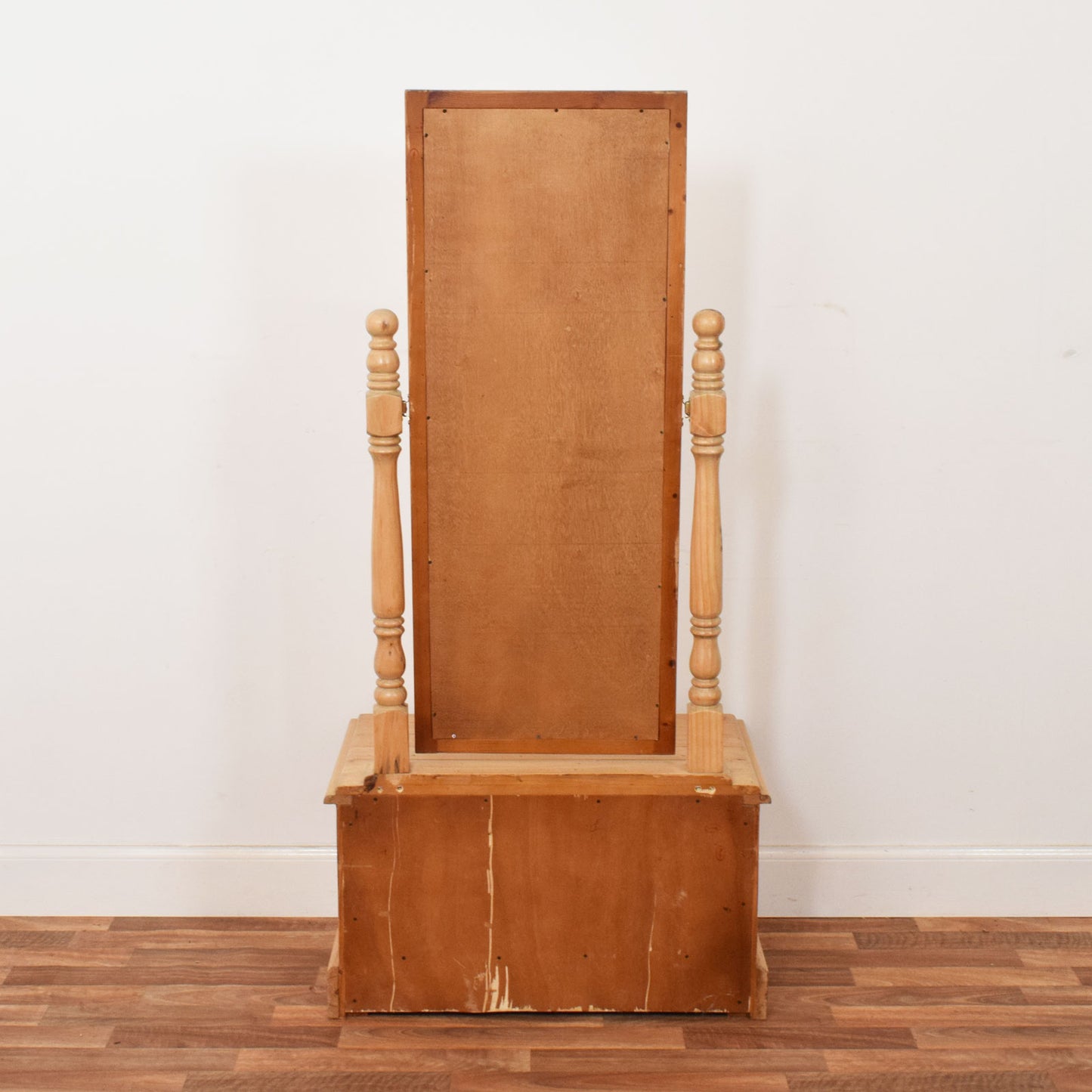Cheval Dressing Mirror with Drawer Base