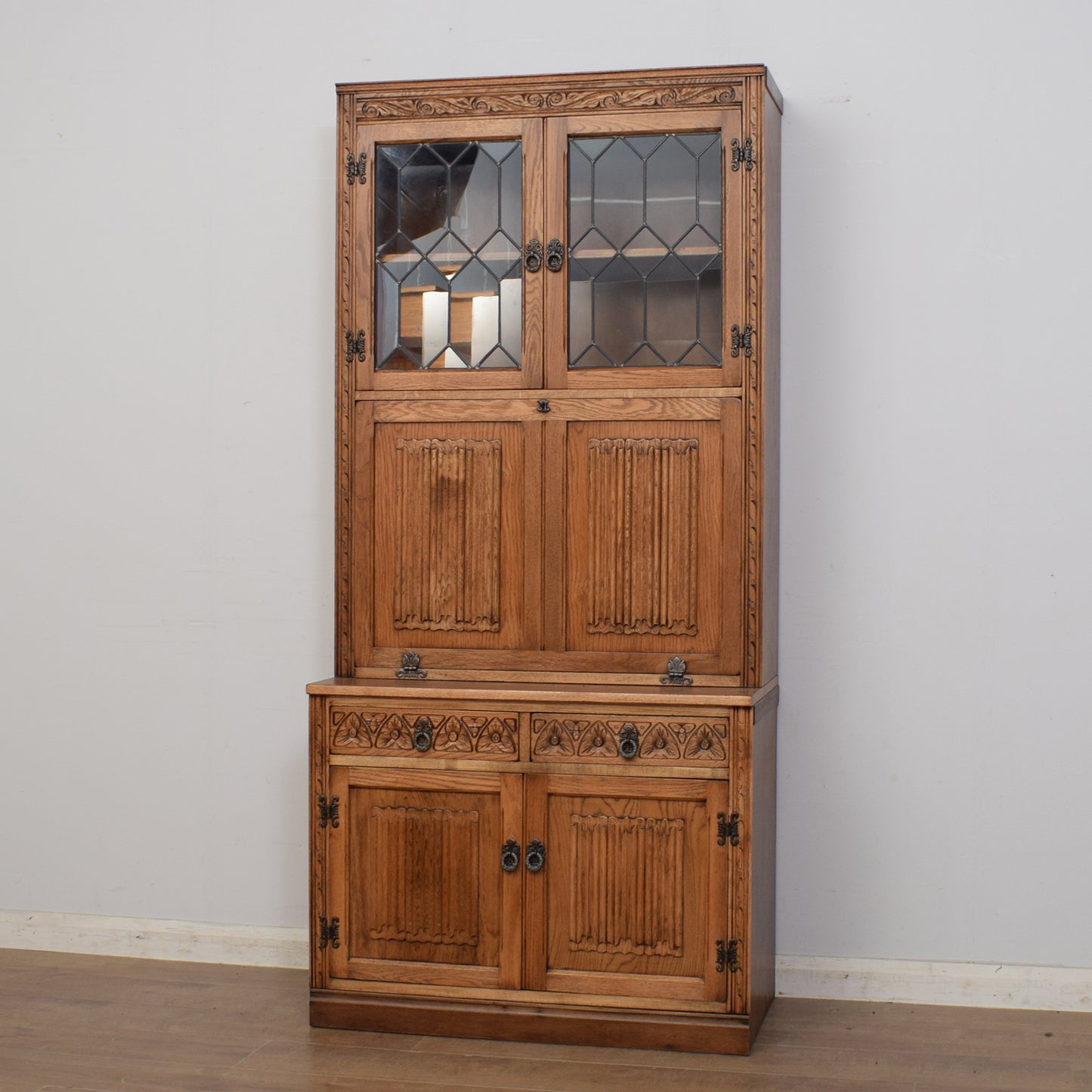 Old Charm Drop-Down Front Dresser