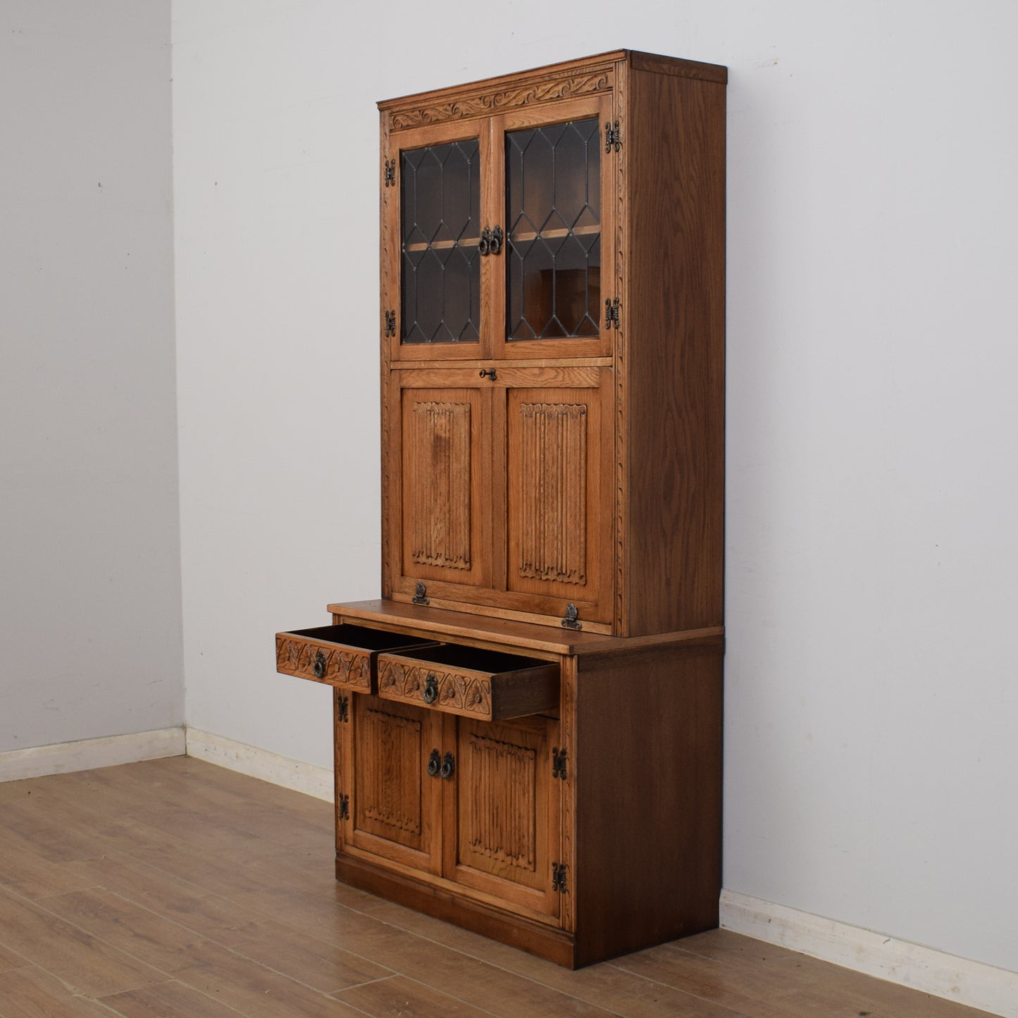 Old Charm Drop-Down Front Dresser