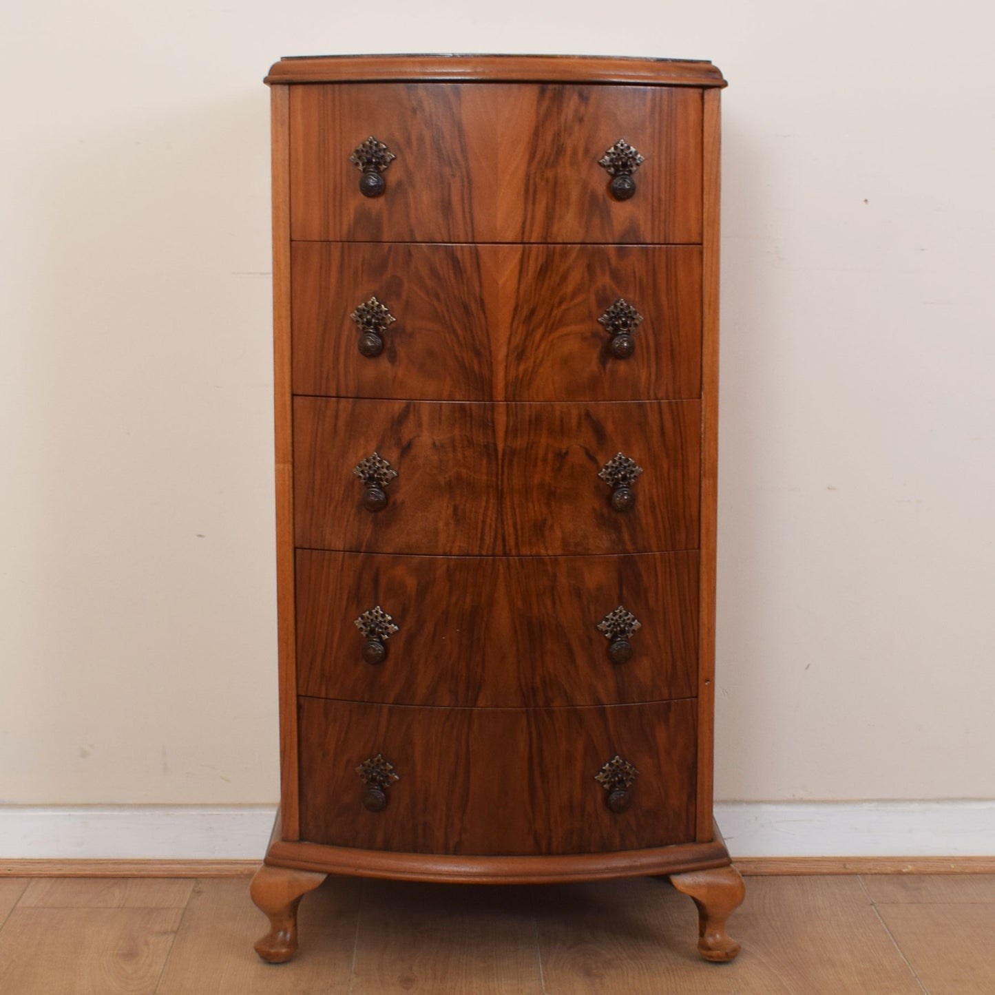 Small Walnut Chest of Drawers