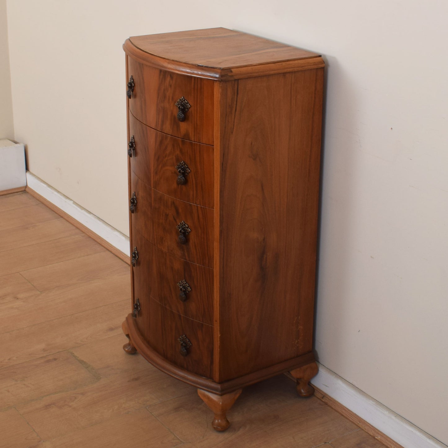 Small Walnut Chest of Drawers