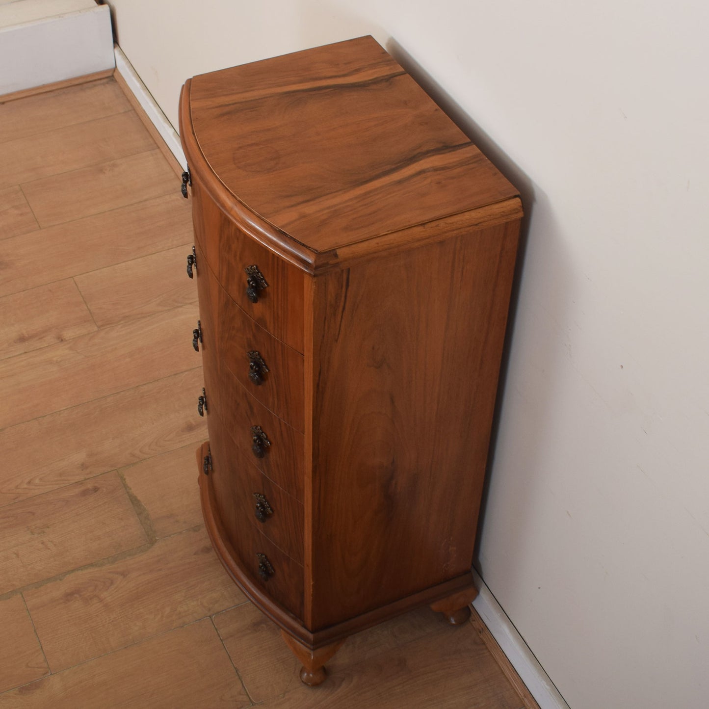 Small Walnut Chest of Drawers