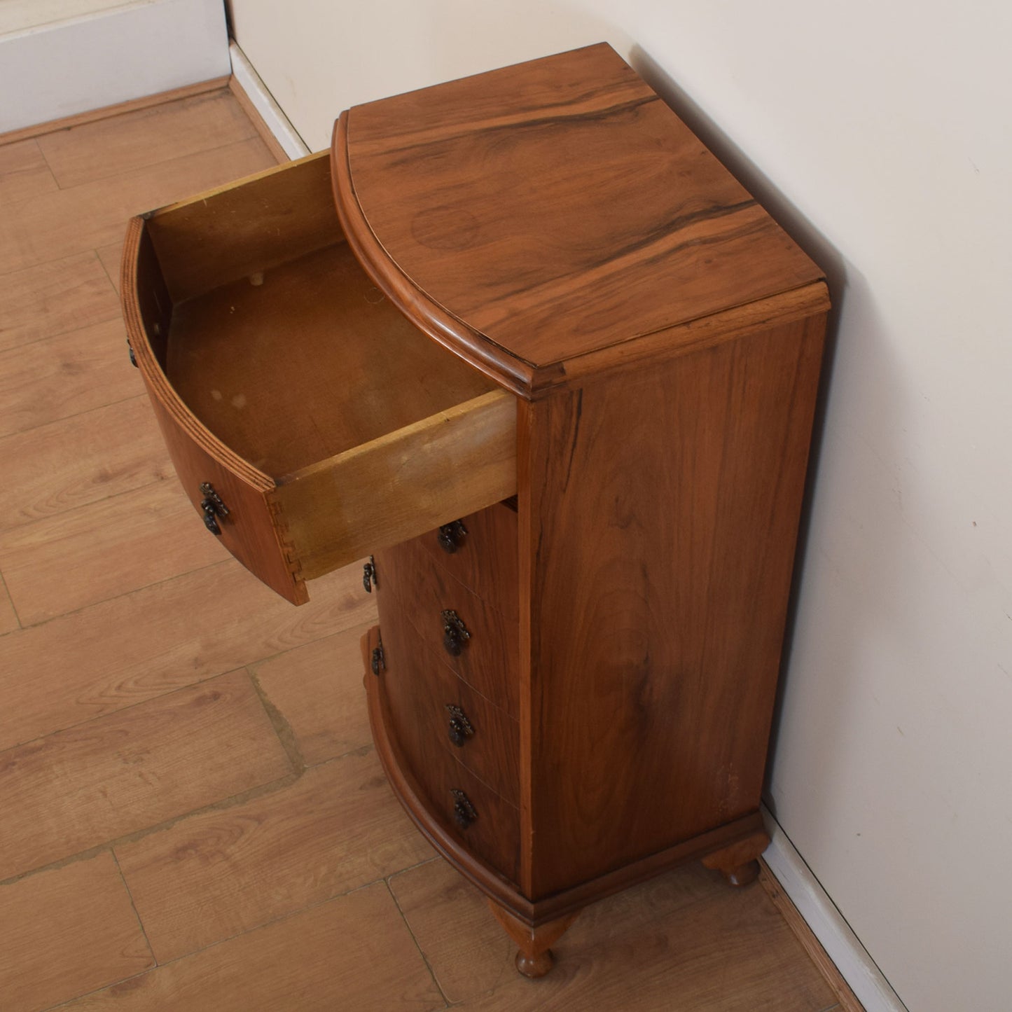 Small Walnut Chest of Drawers