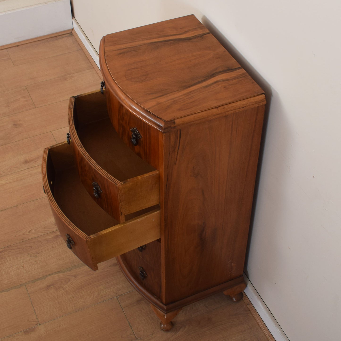 Small Walnut Chest of Drawers