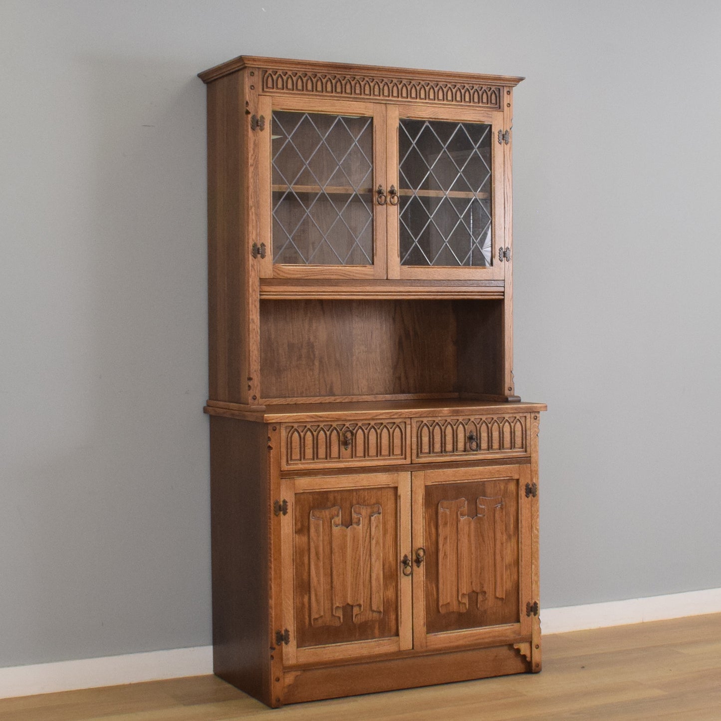 Restored Oak Display Dresser