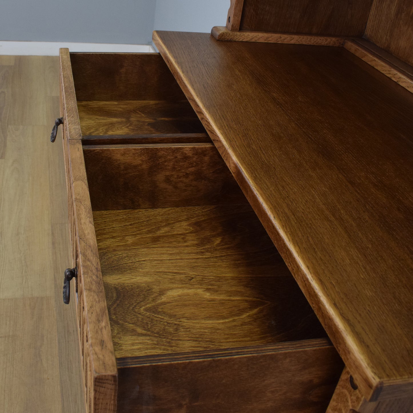 Restored Oak Display Dresser