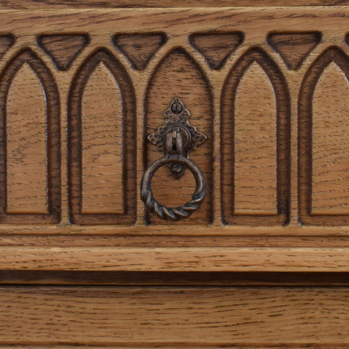Restored Oak Display Dresser