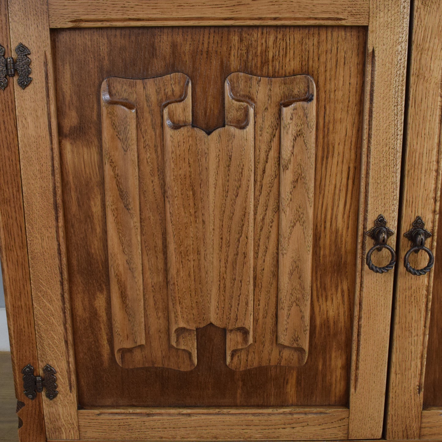 Restored Oak Display Dresser