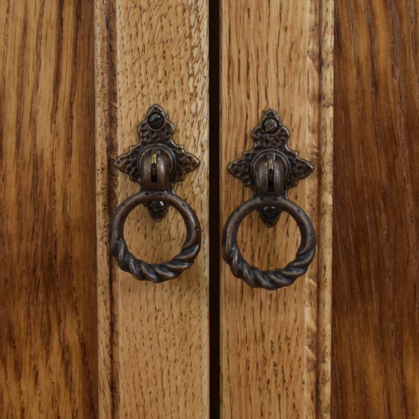 Restored Oak Display Dresser