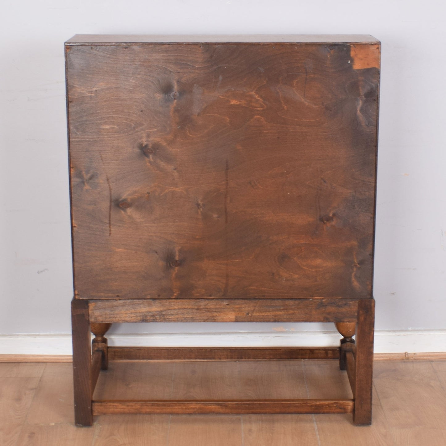 Ornate Carved Oak Writing Bureau