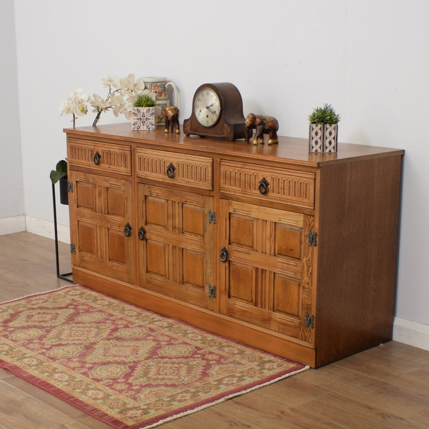 Restored Oak Sideboard